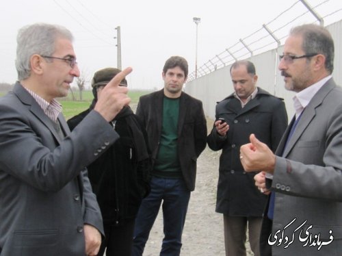 بازدید فرماندار از شرکت گاز کردکوی و خط انتقال لوله گاز کربچه-کردکوی