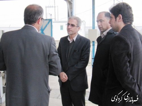 بازدید فرماندار از شرکت گاز کردکوی و خط انتقال لوله گاز کربچه-کردکوی