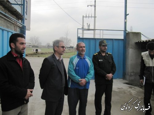 بازدید فرماندار از طرحهای بسیج سازندگی شهرستان
