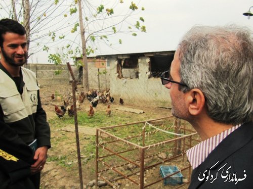 بازدید فرماندار از طرحهای بسیج سازندگی شهرستان
