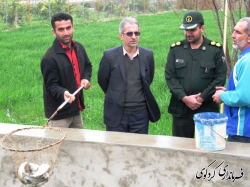بازدید فرماندار از طرحهای بسیج سازندگی شهرستان