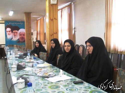 جلسه هماهنگی اعضای کار گروه بانوان برای سالگرد پیروزی انقلاب اسلامی
