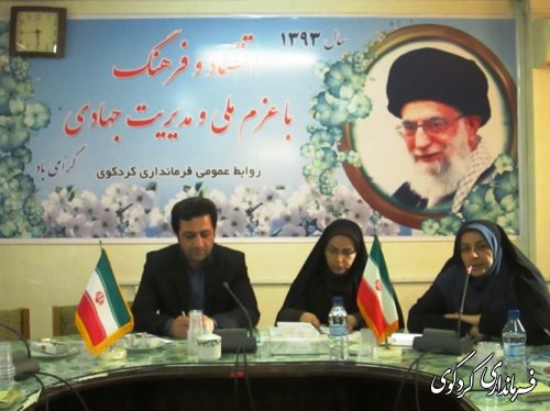 جلسه هماهنگی اعضای کار گروه بانوان برای سالگرد پیروزی انقلاب اسلامی