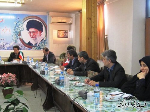 ستاد گرامیداشت دهه فجر شهرستان کردکوی در فرمانداری تشکیل شد