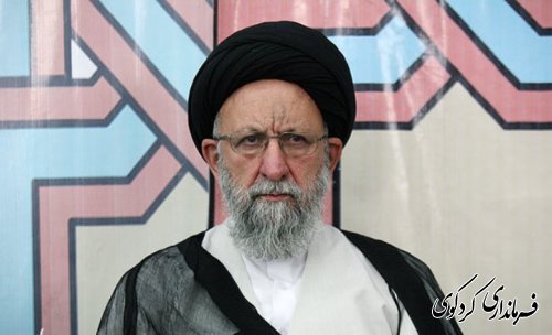 حضور آیت الله نورمفیدی در مسجد جامع شهر کردکوی