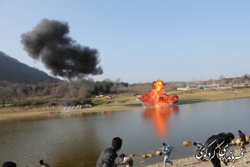 رزمایش فجر انقلاب اسلامی در شهرستان کردکوی برگزار شد (گزارش تصویری)