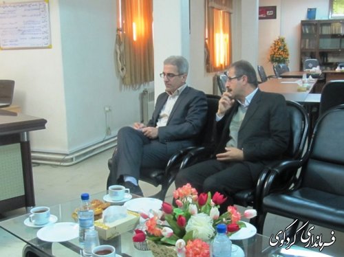 دیدار مدیرعامل شرکت گاز استان گلستان با فرماندار کردکوی