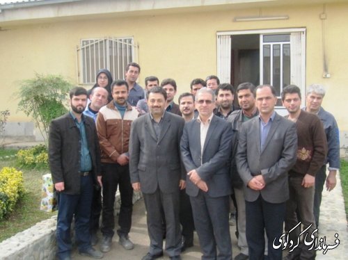 دیدار صمیمانه فرماندار با کارگران کارخانه سفال آشیانه