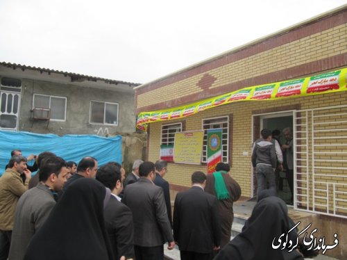 به مناسبت ایام الله دهه فجر: افتتاح خانه بهداشت دنگلان با حضور فرماندار