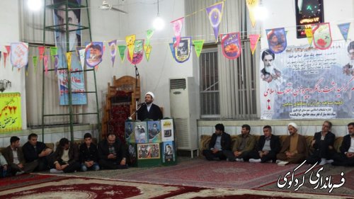 جشن پیروزی انقلاب اسلامی در روستای سالیکنده با حضور فرماندار و مدیرکل ارشاد اسلامی گلستان(گزارش تصویری)