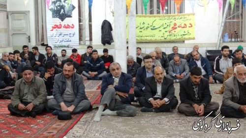 جشن پیروزی انقلاب اسلامی در روستای سالیکنده با حضور فرماندار و مدیرکل ارشاد اسلامی گلستان(گزارش تصویری)
