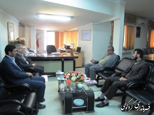 دیدار و بازدید فرماندار و مدیرکل آموزش و پرورش استان  از پژوهش سرای دانش آموزی کردکوی