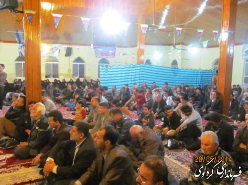 جشن پیروزی انقلاب اسلامی در روستای مهترکلاته با حضور فرماندار و معاون سیاسی امنیتی استانداری گلستان(گزارش تصویری)