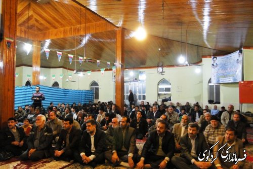 جشن پیروزی انقلاب اسلامی در روستای مهترکلاته با حضور فرماندار و معاون سیاسی امنیتی استانداری گلستان(گزارش تصویری)