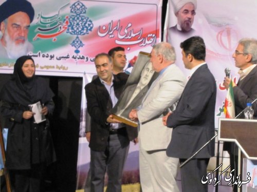 مراسم جشن دهه فجر-ویژه افتتاح پروژه های شهرستان کردکوی با حضور استاندار (گزارش تصویری)