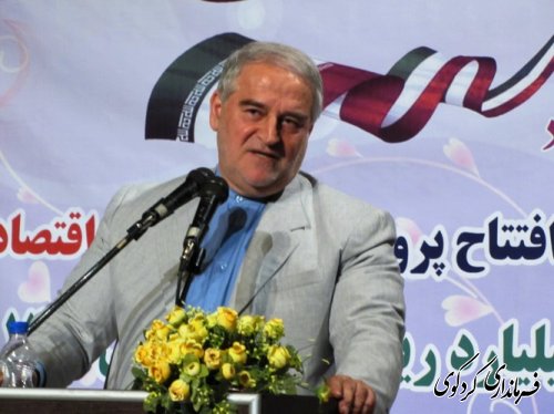 مراسم جشن دهه فجر-ویژه افتتاح پروژه های شهرستان کردکوی با حضور استاندار (گزارش تصویری)