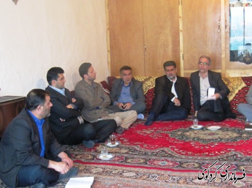 بررسی مسائل و مشکلات روستاهای شهرستان با حضور فرماندار