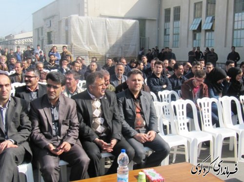 فرماندار کردکوی: خط مقدم رشد و توسعه اقتصاد کشور کارگران هستند