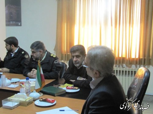 فرماندار کردکوی: امنیت راه ها و افزایش ضریب ایمنی ترافیکی از مهمترین مقوله های مورد توجه شورای ترافیک شهرستان است