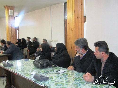 یازدهمین همایش دهیاران و روسای شورای اسلامی با حضور فرماندار و مدیرکل دفتر امور روستایی و شورا ها برگزار گردید