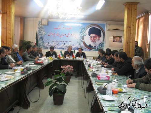 یازدهمین همایش دهیاران و روسای شورای اسلامی با حضور فرماندار و مدیرکل دفتر امور روستایی و شورا ها برگزار گردید