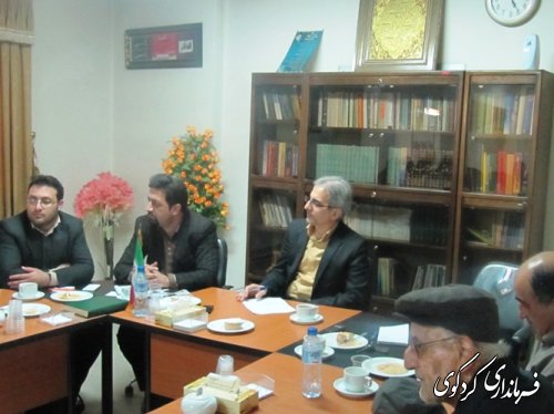 دیدار صمیمانه پیشکسوتان ورزش کشتی با فرماندار شهرستان کردکوی
