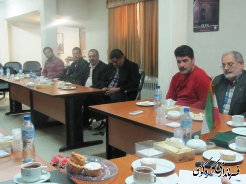 دیدار صمیمانه پیشکسوتان ورزش کشتی با فرماندار شهرستان کردکوی