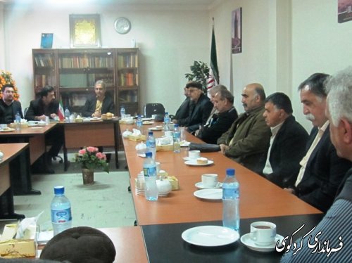 دیدار صمیمانه پیشکسوتان ورزش کشتی با فرماندار شهرستان کردکوی