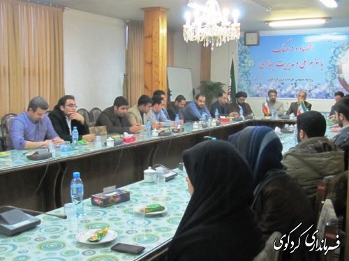 نشست صمیمی فرماندار با جوانان شهرستان کردکوی