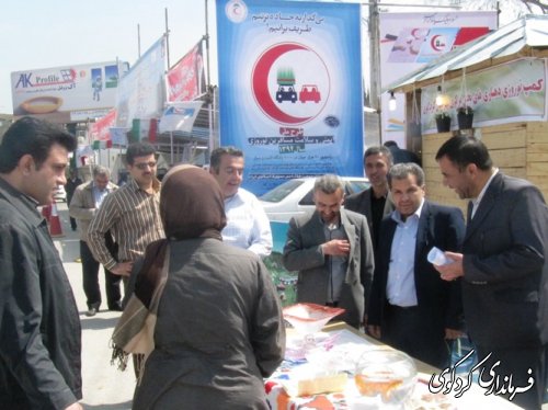 بیش از دوازده هزار نفر از کمپ های نوروزی شهرستان کردکوی خدمات دریافت کردند