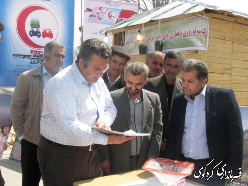 بیش از دوازده هزار نفر از کمپ های نوروزی شهرستان کردکوی خدمات دریافت کردند