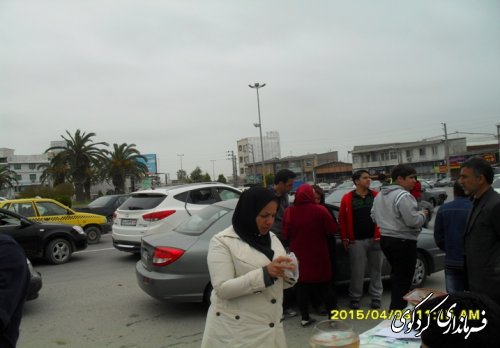 کمپ نوروزی دهیاری های بخش مرکزی شهرستان کردکوی ایجاد شد