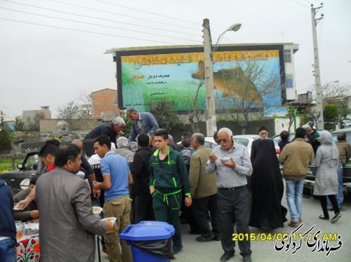کمپ نوروزی دهیاری های بخش مرکزی شهرستان کردکوی ایجاد شد