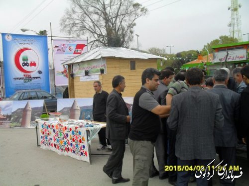 کمپ نوروزی دهیاری های بخش مرکزی شهرستان کردکوی ایجاد شد