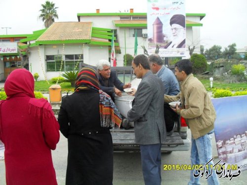 کمپ نوروزی دهیاری های بخش مرکزی شهرستان کردکوی ایجاد شد