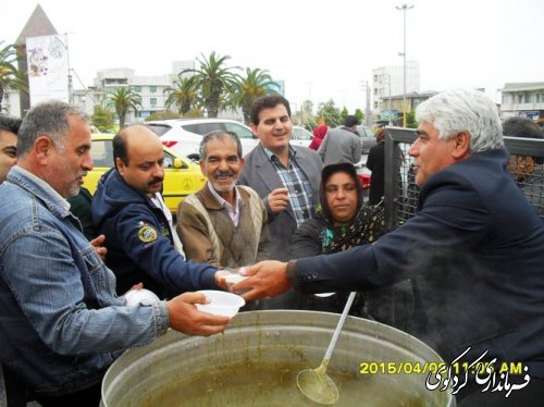 کمپ نوروزی دهیاری های بخش مرکزی شهرستان کردکوی ایجاد شد