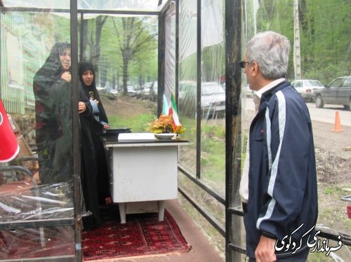 گزارش تصویری از حضور فرماندار کردکوی در روز طبیعت (سیزده بدر)