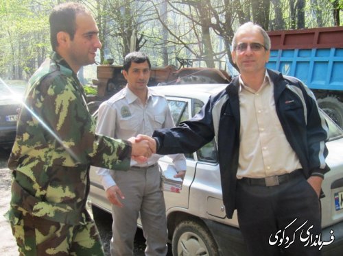 گزارش تصویری از حضور فرماندار کردکوی در روز طبیعت (سیزده بدر)
