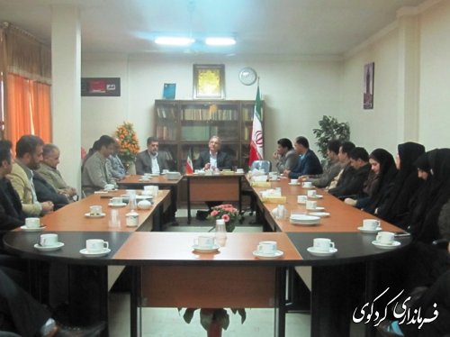 تبریک سال جدید کارکنان فرمانداری  وبخشداری به مجتبی جمالی 