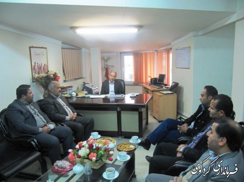 دیدار نوروزی برخی از روسای ادارات و نهادها با فرماندار (گزارش تصویری)
