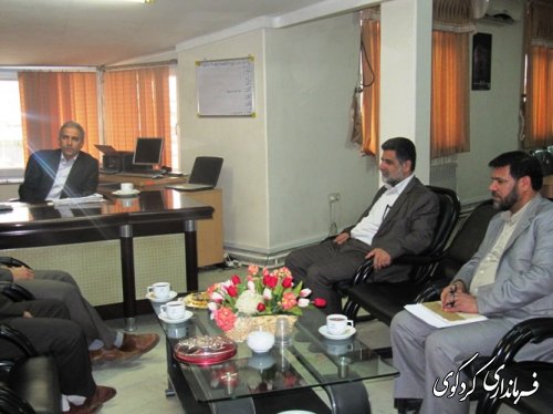 دیدار نوروزی برخی از روسای ادارات و نهادها با فرماندار (گزارش تصویری)