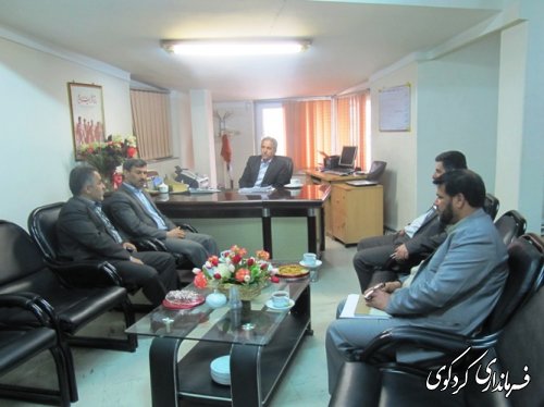 دیدار نوروزی برخی از روسای ادارات و نهادها با فرماندار (گزارش تصویری)