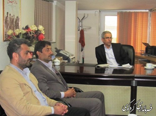 دیدار نوروزی برخی از روسای ادارات و نهادها با فرماندار (گزارش تصویری)