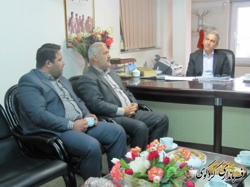 دیدار نوروزی برخی از روسای ادارات و نهادها با فرماندار (گزارش تصویری)