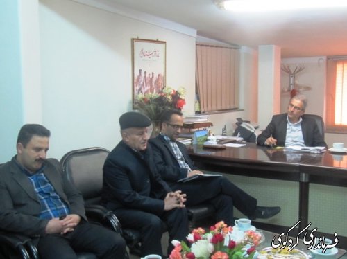 دیدار اعضای اتاق اصناف شهرستان کردکوی با فرماندار