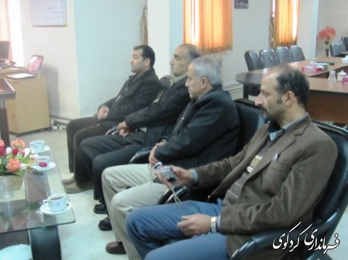 دیدار اعضای اتاق اصناف شهرستان کردکوی با فرماندار