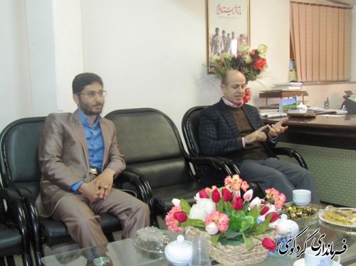 دیدار نوروزی  رئیس دادگستری و دادستان با فرماندار