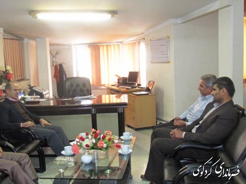 دیدار نوروزی  رئیس دادگستری و دادستان با فرماندار
