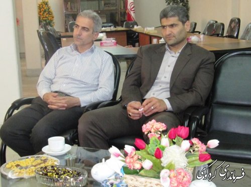 دیدار نوروزی  رئیس دادگستری و دادستان با فرماندار