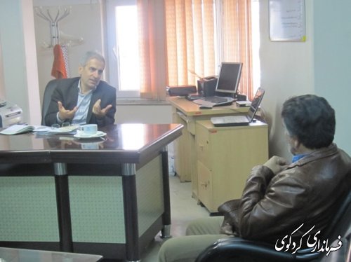 اولین ملاقات عمومی فرماندار با مردم در سال جدید